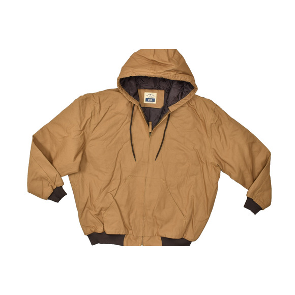 Blue Mountain Men's Plus Size XXL Bomber Canvas Work Jacket Utility Quilt Lined - Picture 1 of 8